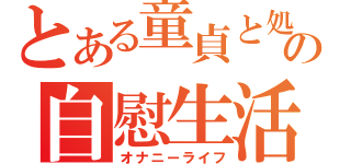 とある童貞と処女の自慰生活（オナニーライフ）