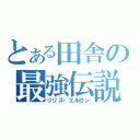 とある田舎の最強伝説（リリス・エルロン）