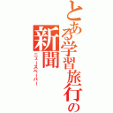 とある学習旅行の新聞（ニュースペーパー）