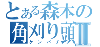 とある森本の角刈り頭Ⅱ（ケンパチ）