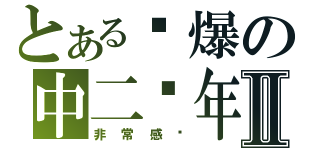 とある屌爆の中二骚年Ⅱ（非常感谢）