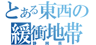 とある東西の緩衝地帯（静岡県）