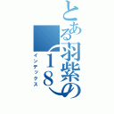 とある羽紫の（１８）禁書目録（インデックス）