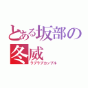 とある坂部の冬威（ラブラブカップル）