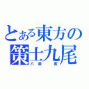 とある東方の策士九尾（八雲 藍）