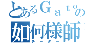 とあるＧａｔｏの如何様師（チーター）