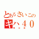 とあるさいこのキハ４０（烏山線）