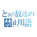 とある放送の禁止用語（ピ―――――）