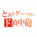 とあるダーツのド真中砲（インブル）