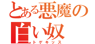 とある悪魔の白い奴（トゲキッス）