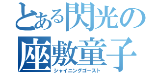 とある閃光の座敷童子（シャイニングゴースト）