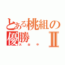 とある桃組の優勝Ⅱ（大台中）