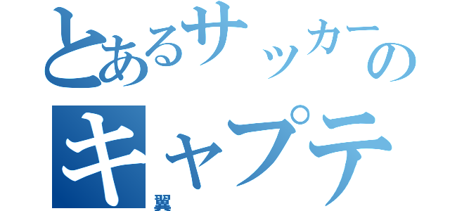 とあるサッカー部ののキャプテン（翼）