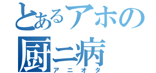 とあるアホの厨ニ病（アニオタ）