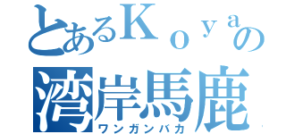 とあるＫｏｙａｍａの湾岸馬鹿（ワンガンバカ）