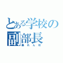 とある学校の副部長（暴れん坊）