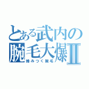 とある武内の腕毛大爆発 Ⅱ（絡みつく腕毛）