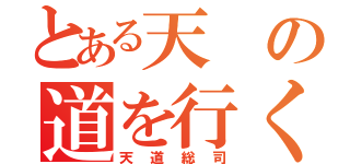 とある天の道を行く男（天道総司）