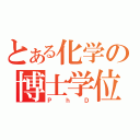 とある化学の博士学位（ＰｈＤ）