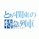 とある関東の特急列車（ロマンスカー）