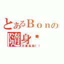 とあるＢｏｎの隨身碟（不要亂動！！）