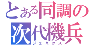 とある同調の次代機兵（ジェネクス）