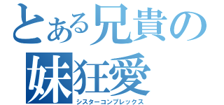 とある兄貴の妹狂愛（シスターコンプレックス）