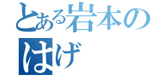 とある岩本のはげ（）