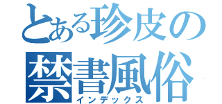 とある珍皮の禁書風俗（インデックス）