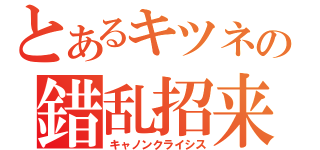 とあるキツネの錯乱招来（キャノンクライシス）