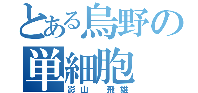 とある烏野の単細胞（影山 飛雄）