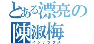 とある漂亮の陳淑梅（インデックス）