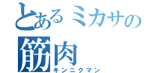 とあるミカサの筋肉（キンニクマン）