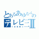 とあるあゆむんのテレビ三昧Ⅱ（１日充実☆）