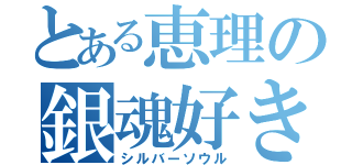 とある恵理の銀魂好き（シルバーソウル）