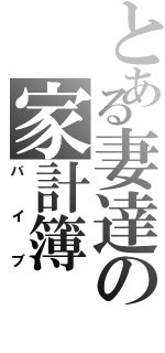 とある妻達の家計簿（バイブ）