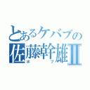 とあるケバブの佐藤幹雄Ⅱ（ボブ）