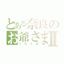 とある奈良のお爺さまⅡ（１０３系）