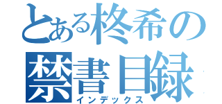 とある柊希の禁書目録（インデックス）