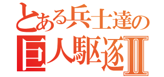 とある兵士達の巨人駆逐Ⅱ（）