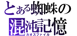 とある蜘蛛の混沌記憶（カオスファイル）