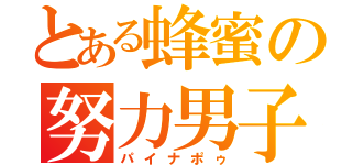 とある蜂蜜の努力男子（パイナポゥ）