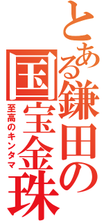 とある鎌田の国宝金珠（至高のキンタマ）