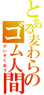 とある麦わらのゴム人間（かいぞくおう）