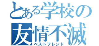 とある学校の友情不滅（ベストフレンド）