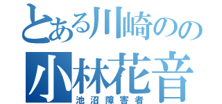 とある川崎のの小林花音（池沼障害者）