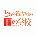 とある名古屋の目の学校（センシティブ）