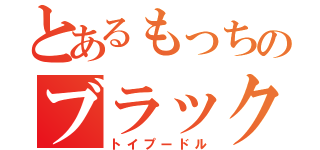 とあるもっちのブラック（トイプードル）