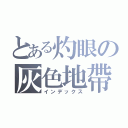 とある灼眼の灰色地帶（インデックス）