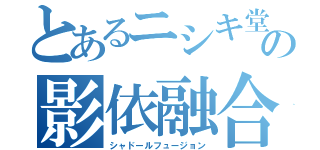 とあるニシキ堂の影依融合（シャドールフュージョン）